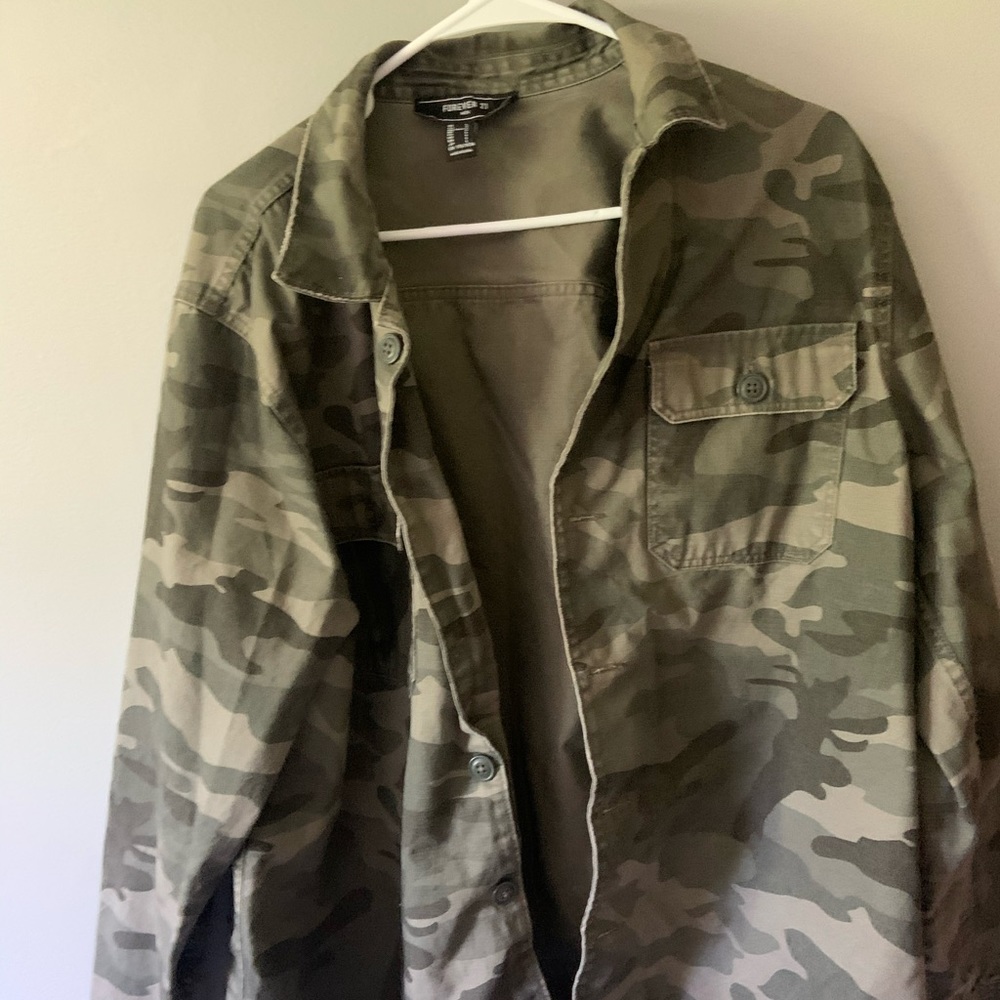 Forever 21 Men Camo Jacket